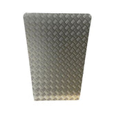 LAND ROVER DEFENDER TDi & TD5 BONNET PROTECTOR (PLAIN ALUMINIUM BLACK)  - DDS Metals - LR67B-3P